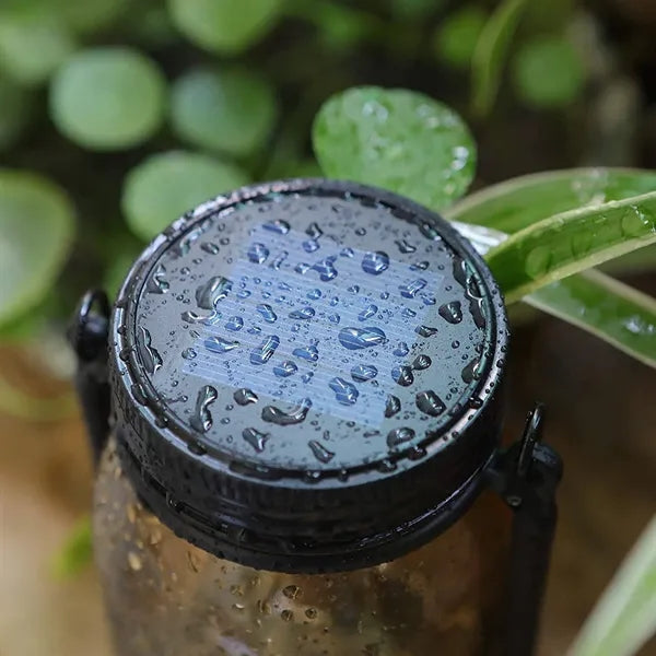 Outdoor Mason Jar Solar Lamp
