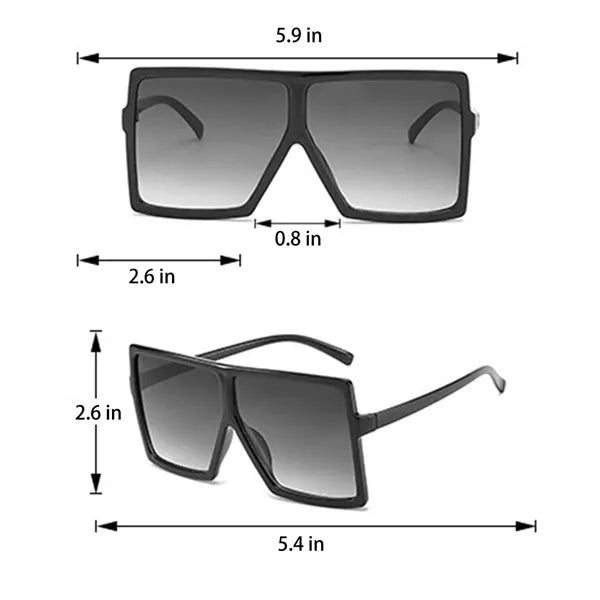 Oversized Square Sunglasses