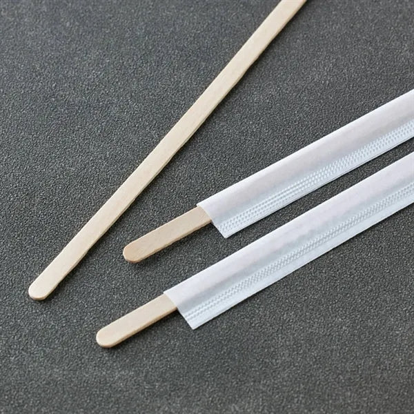 100PCS Individually Wrapped Disposable Coffee Stirrers