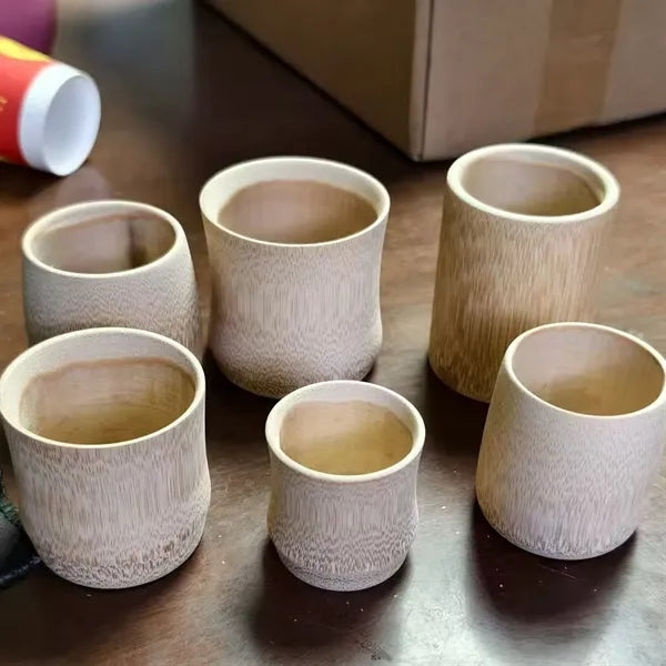 10oz Eco Friendly Carbonized Bamboo Cup