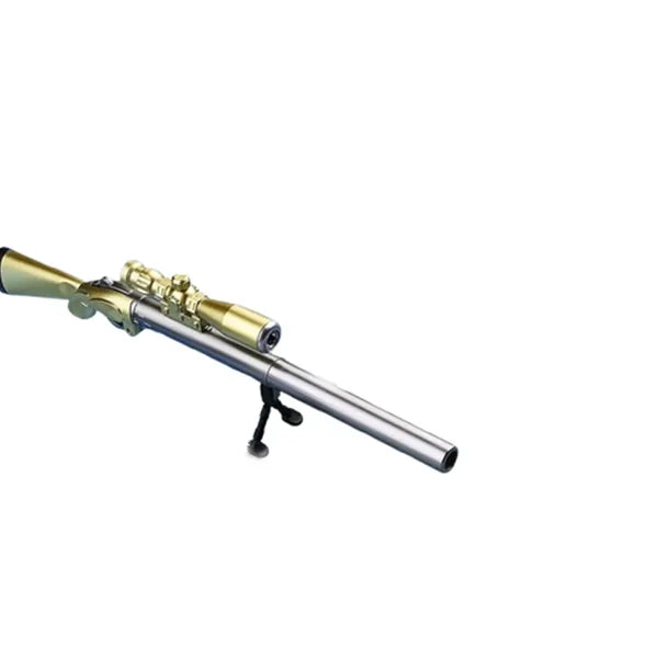 Sniper Rifle Black Gel Ink LED Light Pen