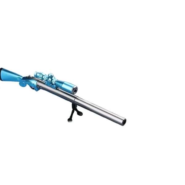 Sniper Rifle Black Gel Ink LED Light Pen