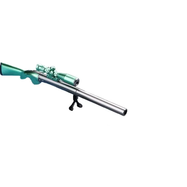 Sniper Rifle Black Gel Ink LED Light Pen