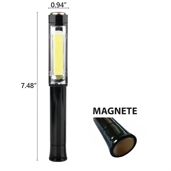 Pocket Pen Flashlight with Magnetic Base