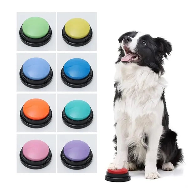 Dog Training Voice Recorder Button Toy