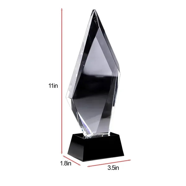 Diamond Geometric Crystal Trophy