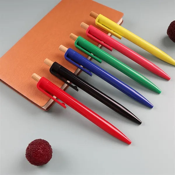 Plastic Retractable Ballpoint Pen