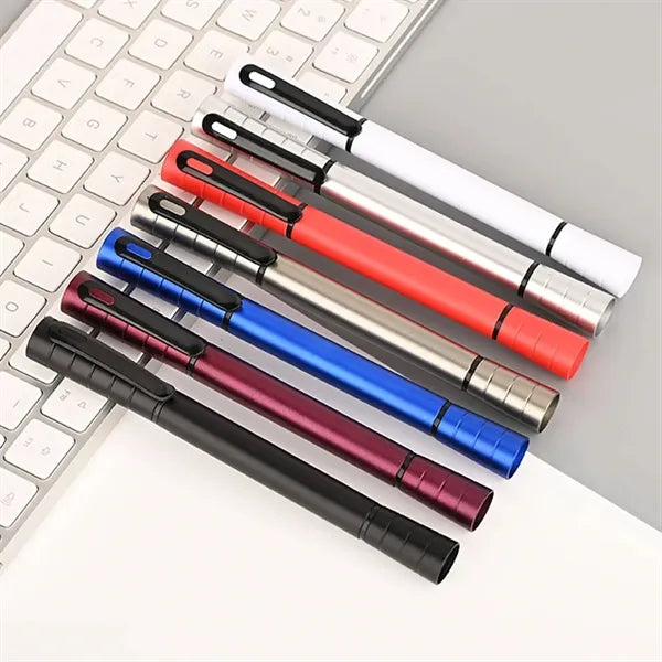 2 in 1 Dual Tip Plastic Ballpoint Highlighter Pen
