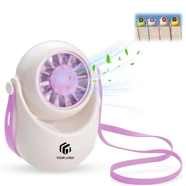 Travel concert adjustable portable desktop handheld neck fan