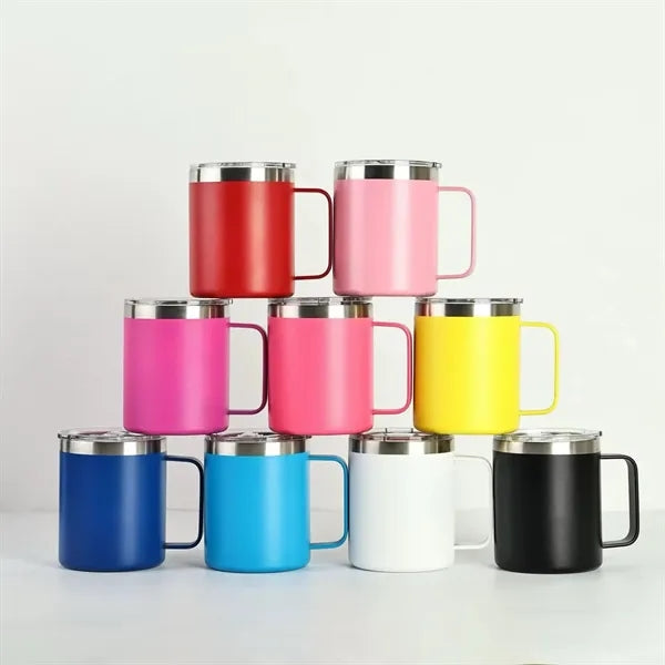 12/14oz Stainless Steel Coffee Mug Insulated Travel Tumbler