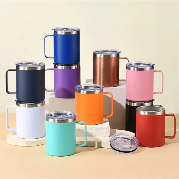 12/14oz Stainless Steel Coffee Mug Insulated Travel Tumbler