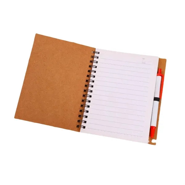 A6 50 Sheets Eco Paper Spiral Journal Notebook