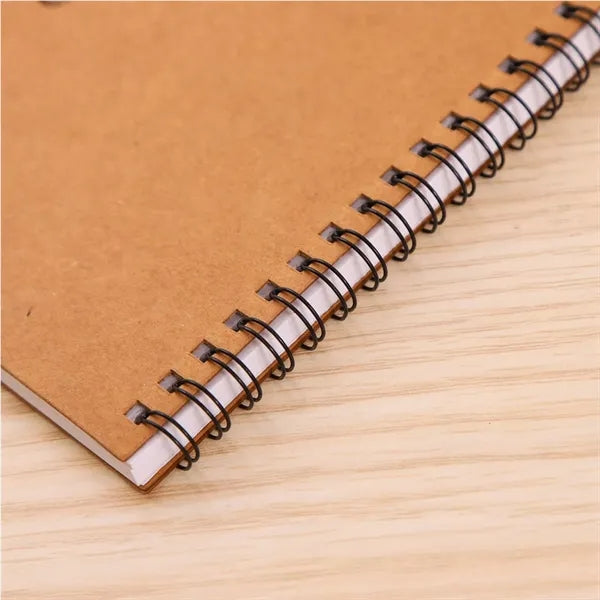 A6 50 Sheets Eco Paper Spiral Journal Notebook