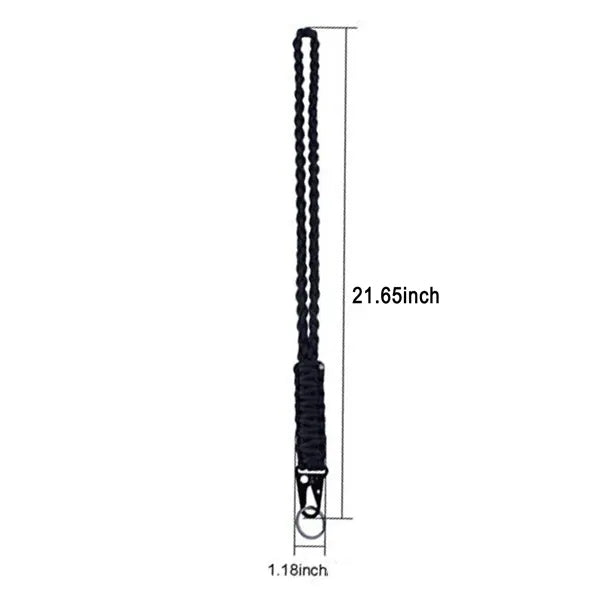 Heavy Duty Nylon Paracord Lanyard Keychain