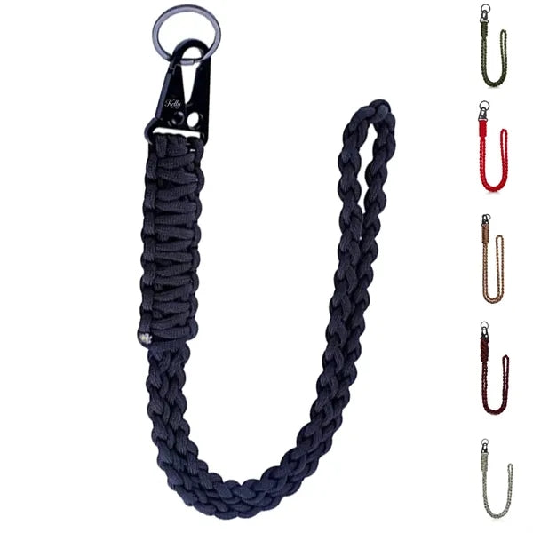 Heavy Duty Nylon Paracord Lanyard Keychain
