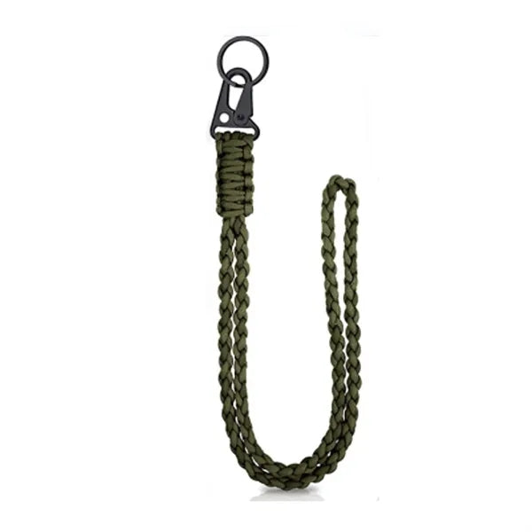 Heavy Duty Nylon Paracord Lanyard Keychain