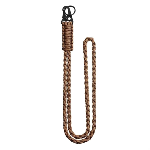 Heavy Duty Nylon Paracord Lanyard Keychain