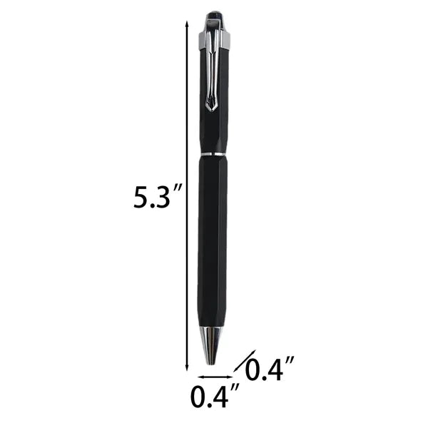 Hexagonal Metal Rotating Ballpoint Pen