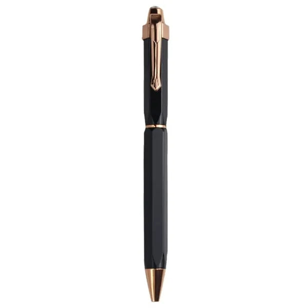 Hexagonal Metal Rotating Ballpoint Pen