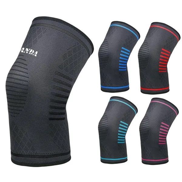 Elastic Non Slip Nylon Knee Braces Compression Sleeves