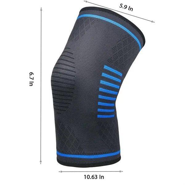 Elastic Non Slip Nylon Knee Braces Compression Sleeves