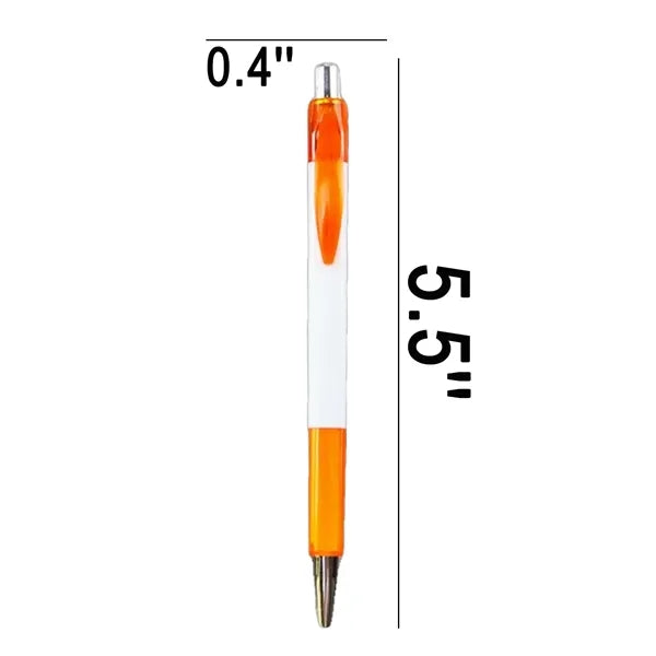 Plastic Retractable Ballpoint Pen