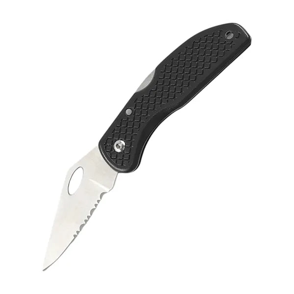 Stainless Steel Folding Knife w/ ABS Handle