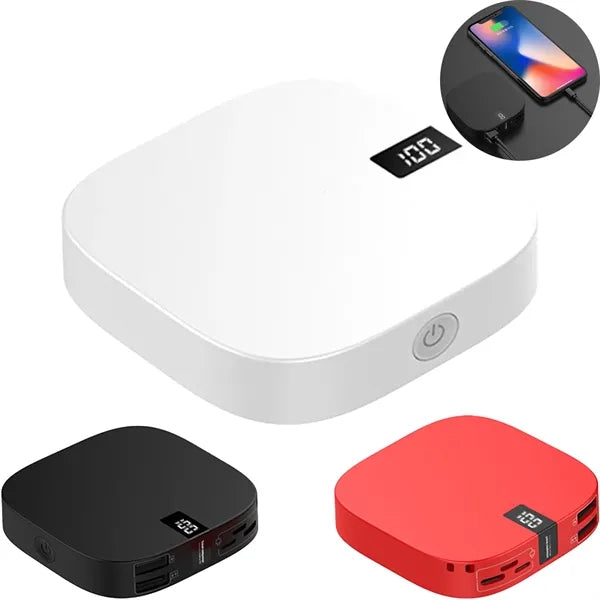 10000mAh LED Digital Mini Portable Power Bank
