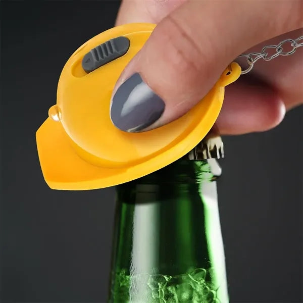 Safety Helmet Bottle Opener Keychain