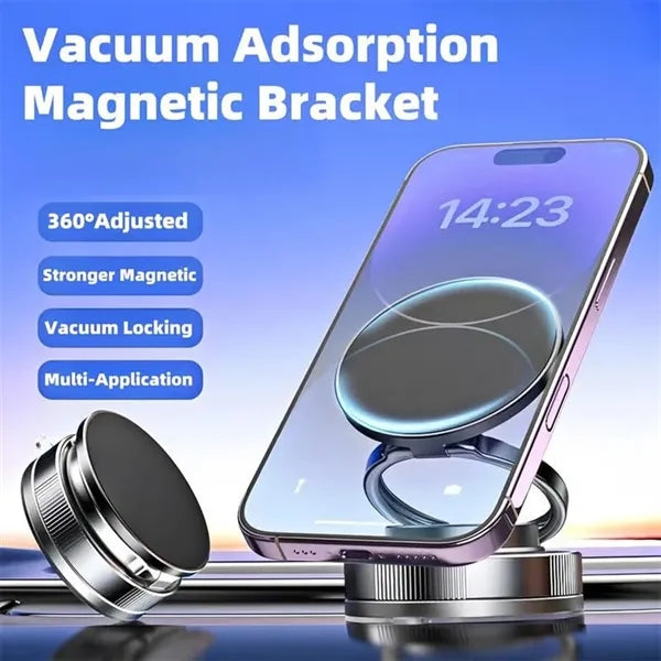 Vacuum Magnetic Phone Holder for Car