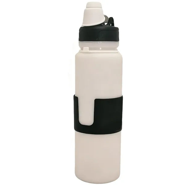 12 oz Collapsible Silicone Sports Water Bottle