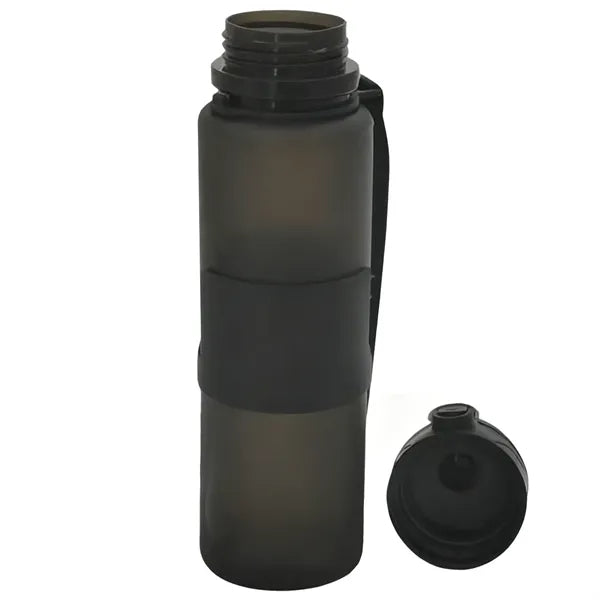 12 oz Collapsible Silicone Sports Water Bottle