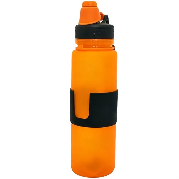 12 oz Collapsible Silicone Sports Water Bottle