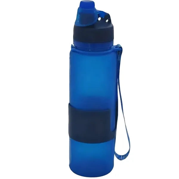 12 oz Collapsible Silicone Sports Water Bottle
