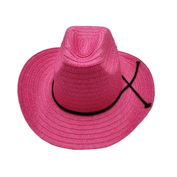 Unisex Straw Cowboy Hat