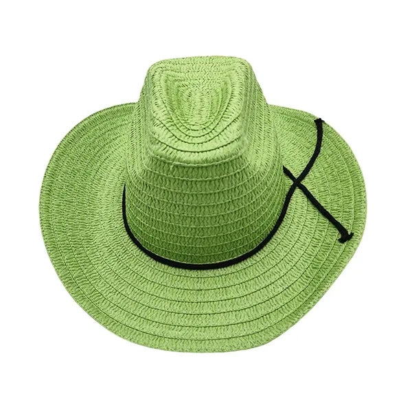Unisex Straw Cowboy Hat
