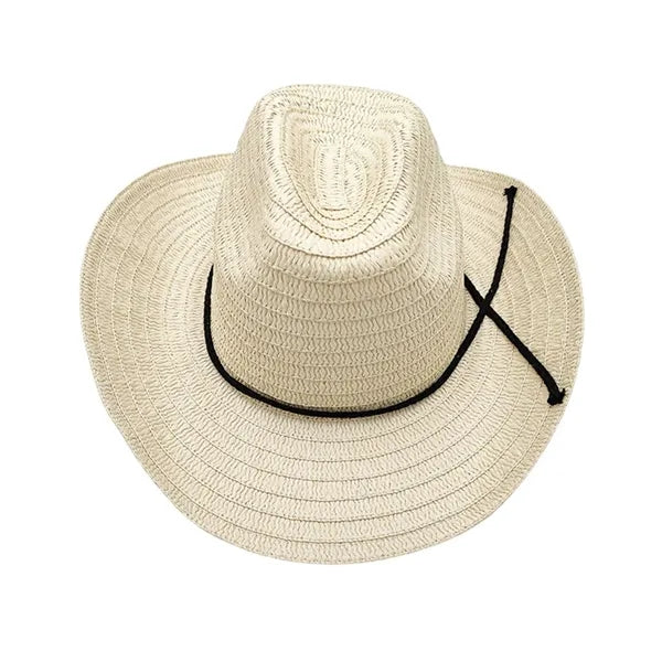 Unisex Straw Cowboy Hat