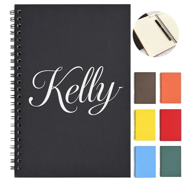 A5 Eco-Friendly Brown Paper Spiral Notebook