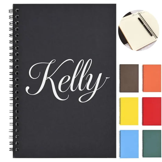 A5 Eco-Friendly Brown Paper Spiral Notebook