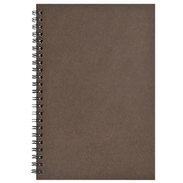 A5 Eco-Friendly Brown Paper Spiral Notebook