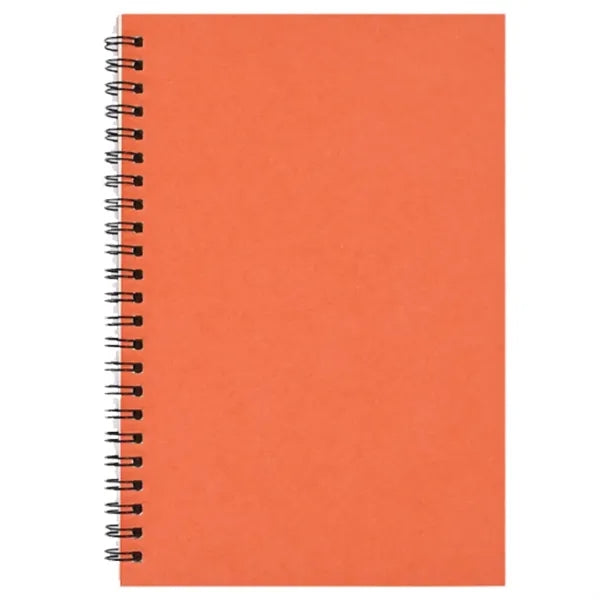 A5 Eco-Friendly Brown Paper Spiral Notebook