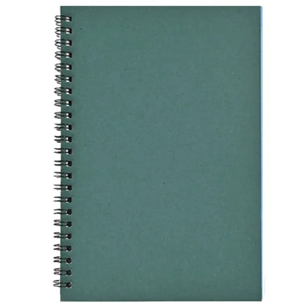 A5 Eco-Friendly Brown Paper Spiral Notebook