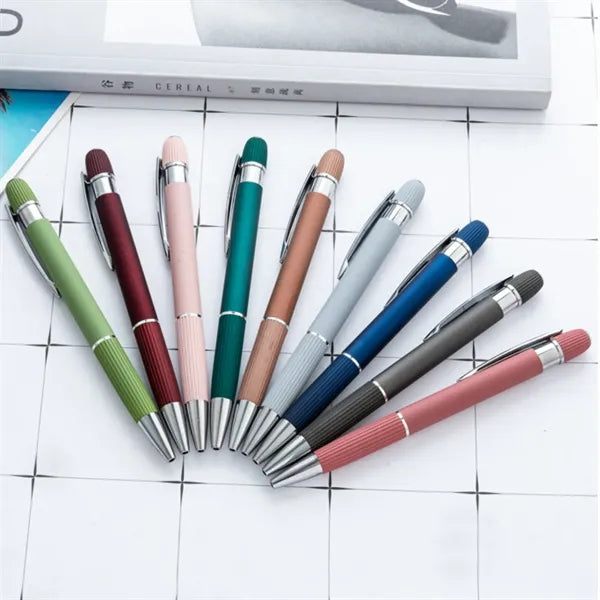 Aluminum Bar Retractable Ballpoint Pen