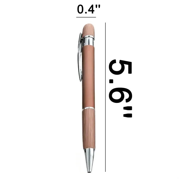 Aluminum Bar Retractable Ballpoint Pen
