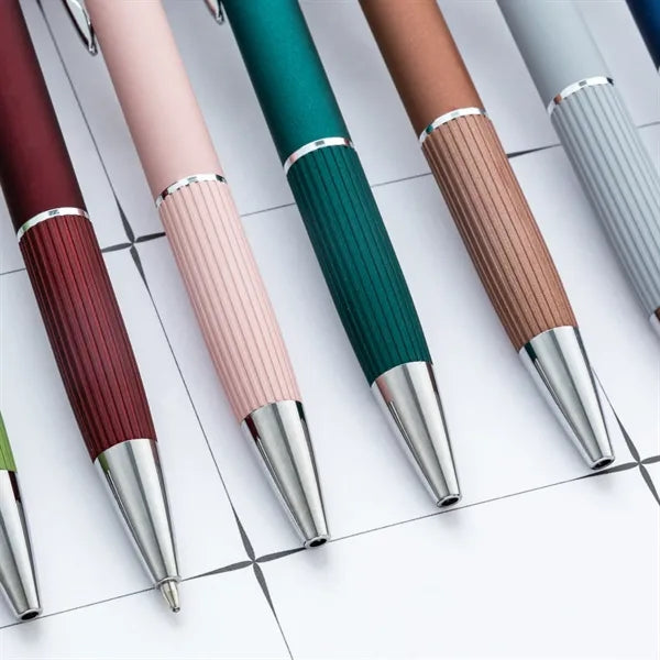 Aluminum Bar Retractable Ballpoint Pen