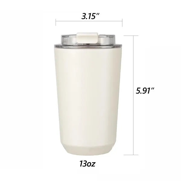 13oz Insulated Tumbler With Sealed Lid & Flip Top