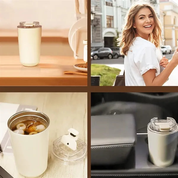 13oz Insulated Tumbler With Sealed Lid & Flip Top