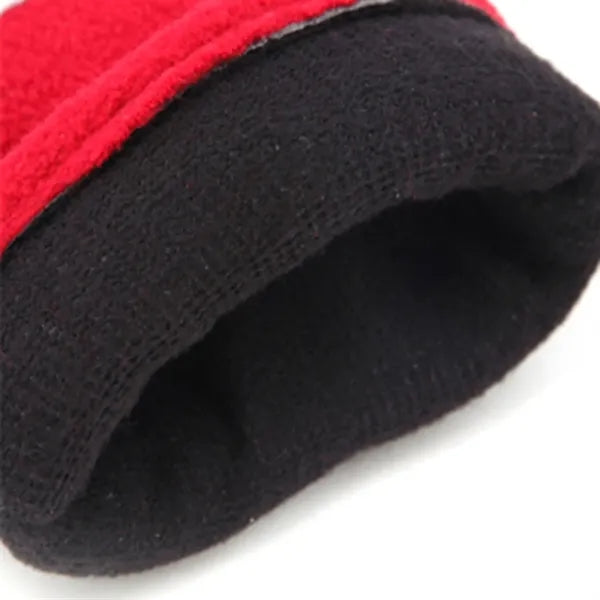 Unisex Outdoor TC Fleece Windproof Full Finger Gloves
