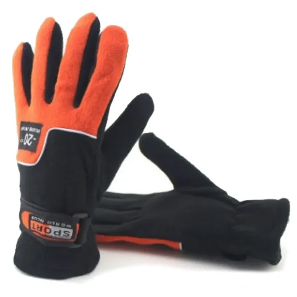 Unisex Outdoor TC Fleece Windproof Full Finger Gloves