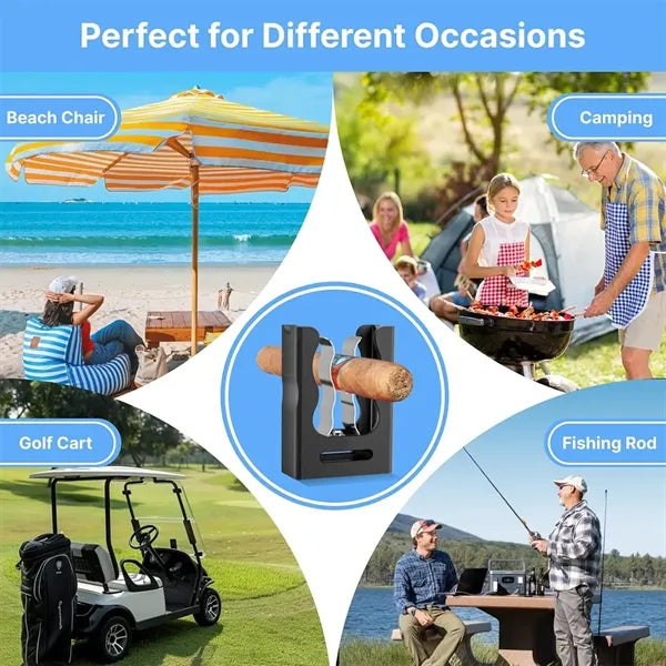 Magnetic Cigar Holder For Golf Course Use